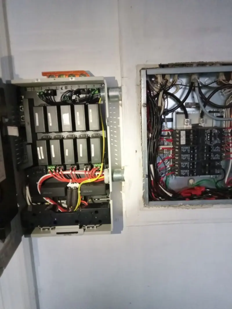 Electrical panel upgrade completed for Indoor Lighting Installation in Agawam Town
